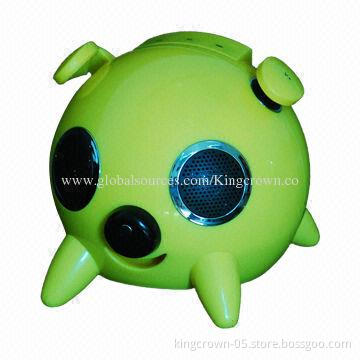 Hi-fi portable iDog speaker for iPhone